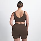 NikeSKIMS Matte Women's V-Neck Long-Line Bra