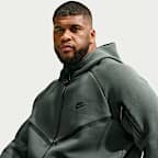 Chamarra Windrunner de tejido Fleece de cierre completo para hombre Nike Tech