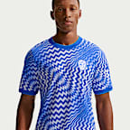 Slovenia Men's Nike Dri-FIT Soccer Pre-Match Short-Sleeve Top