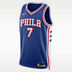 Jaylen Brown Philadelphia 76ers Icon Edition Men's Nike Dri-FIT NBA Swingman Jersey