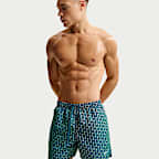 Short Volley avec sous-short intégré Nike Swim Breaker 13 cm pour homme