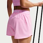 Nike Pro Women's Dri-FIT Mid-Rise Brief-Lined 7.5cm (approx.) Woven Shorts