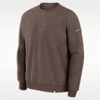 Chicago Bears Primary Men's Nike Dri-FIT NFL Pullover Crew