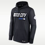 Detroit Tigers Authentic Collection City Connect Men's Nike Therma MLB Pullover Hoodie
