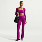 Nike Zenvy Women's Light-Support Padded Long-Sleeve Sports Bra