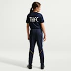Maskinstrikkede Tottenham Hotspur Strike-Nike Dri-FIT-fodboldbukser til større børn