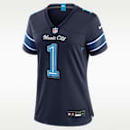 Jersey Nike de la NFL Game para mujer Cameron Ward Tennessee Titans Rivalries Collection