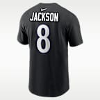Lamar Jackson Baltimore Ravens Men's Nike NFL T-Shirt