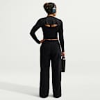 Nike One Women's Therma-FIT Mid-Rise Wide-Leg Pants