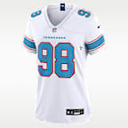 Jersey Nike de la NFL Game para mujer Tennessee Titans Jeffery Simmons