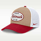Washington Nationals Rise Men's Nike MLB A-Frame Trucker Adjustable Hat