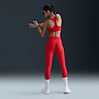 Leggings de cintura alta sin costura delantera de 7/8 para mujer Nike Universa