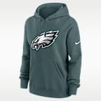 Sudadera con gorro sin cierre Nike de la NFL para mujer Philadelphia Eagles Club