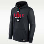 Minnesota Twins Authentic Collection Men's Nike Therma MLB Pullover Hoodie