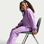 Pants holgados para niña Nike Sportswear Studio Fleece