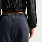 Joggers de tiro medio para mujer Nike Studio Fleece Medium Weight