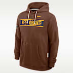 Sudadera con gorro sin cierre universitaria Nike Dri-FIT para hombre West Virginia 2026 Military Appreciation Standard Issue