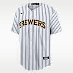 MLB Milwaukee Brewers (Christian Yelich) Men's Replica Baseball Jersey