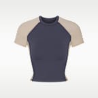 NikeSKIMS Matte Shine Mix Women's Short-Sleeve Crop Top