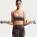 Bra con spalline sottili e scollo arrotondato NikeSKIMS Satin Shine – Donna