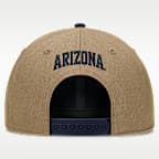 Gorra de rejilla universitaria Nike Dri-FIT ajustable para hombre Arizona Primetime Rise