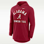 Alabama Campus Arch Men's Nike Dri-FIT College Long-Sleeve Hooded T-Shirt