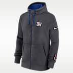 New York Giants Playbook Page Club Men's Nike NFL Full-Zip Hoodie
