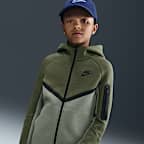 Nike Sportswear Tech Fleece Big Kids' Full-Zip Hoodie
