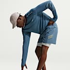 Långärmad vinteranpassad löpartröja Nike Miler Dri-FIT med UV-skydd för män