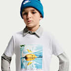 Playera para niños talla grande Nike Sportswear