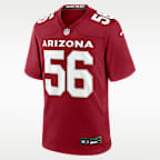 Jersey de fútbol americano Nike NFL Game para hombre Darius Robinson Arizona Cardinals
