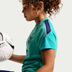 FC Barcelona Strike Third Nike Football Dri-FIT Kurzarmshirt (ältere Kinder)