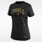Pittsburgh Pirates Authentic Collection City Connect Velocity Women's Nike Dri-FIT MLB T-Shirt