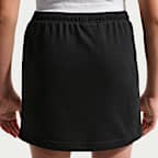 Falda de French Terry para niña talla grande Nike Sportswear Studio Fleece