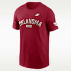 Oklahoma Legacy Arch 2-Hit Men's Nike College T-Shirt