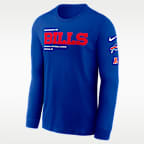 Buffalo Bills Play To Win Essential Men's Nike NFL Long-Sleeve T-Shirt
