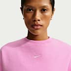 Nike Studio Fleece Medium Weight Women's Oversized Cropped Crew