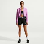 Sweat à capuche et zip Dri-FIT Nike Pro Fleece pour ado (fille)