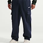 Nike Club Men's Fleece Open-Hem Cargo Pants