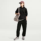 Sudadera con gorro sin cierre oversized para niña Nike Sportswear Studio Fleece