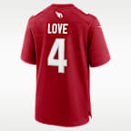 Jeremiyah Love Arizona Cardinals Men's Nike NFL Game Jersey