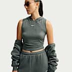 Nike Studio Fleece Medium Weight Women's High-Rise Oversized Cuffed Trousers