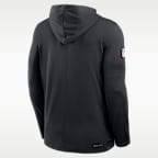 Playera de manga larga Nike Dri-FIT de la NFL con gorro para hombre Indianapolis Colts Alt