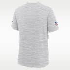 Playera Nike Dri-FIT de la NFL para niños talla grande Buffalo Bills Rivalry Sideline Velocity