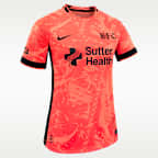 Jersey Nike Dri-FIT de la NWSL Replica para mujer Bay FC Stadium Away