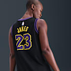 LeBron James Los Angeles Lakers City Edition Men's Nike Dri-FIT NBA Swingman Jersey