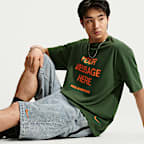 Nike 'Your Message Here' Men's Indigo Denim Shorts