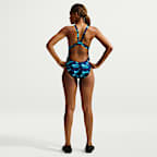 Traje de baño de una pieza con diseño Fastback para mujer Nike Swim HydraStrong