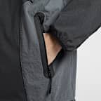 나이키 테크 남성 드라이 핏 우븐 풀집 컬러 블록 윈드러너 재킷