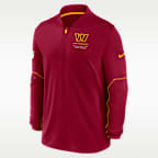 Washington Commanders Sideline Men's Nike Dri-FIT NFL 1/2-Zip Top